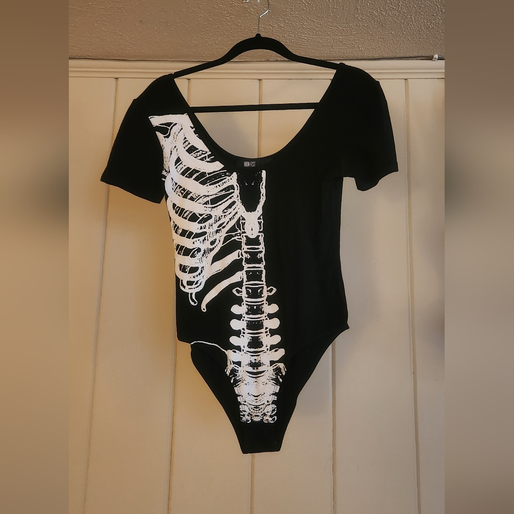 Iron Fist Skeleton Body Suit